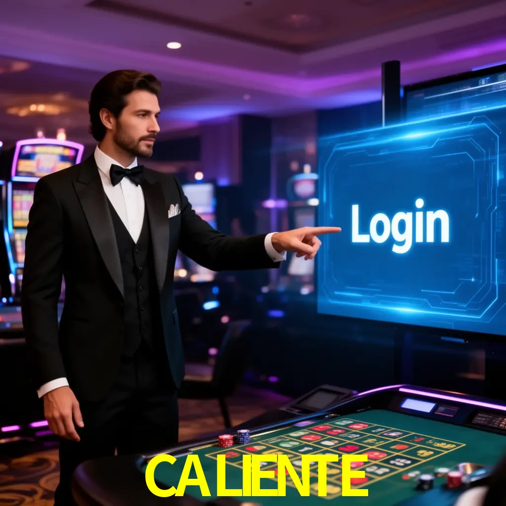 CALIENTE Login - OTP, cuenta y soporte Pantalla CALIENTE Login con OTP, contraseña, cuenta segura y soporte móvil