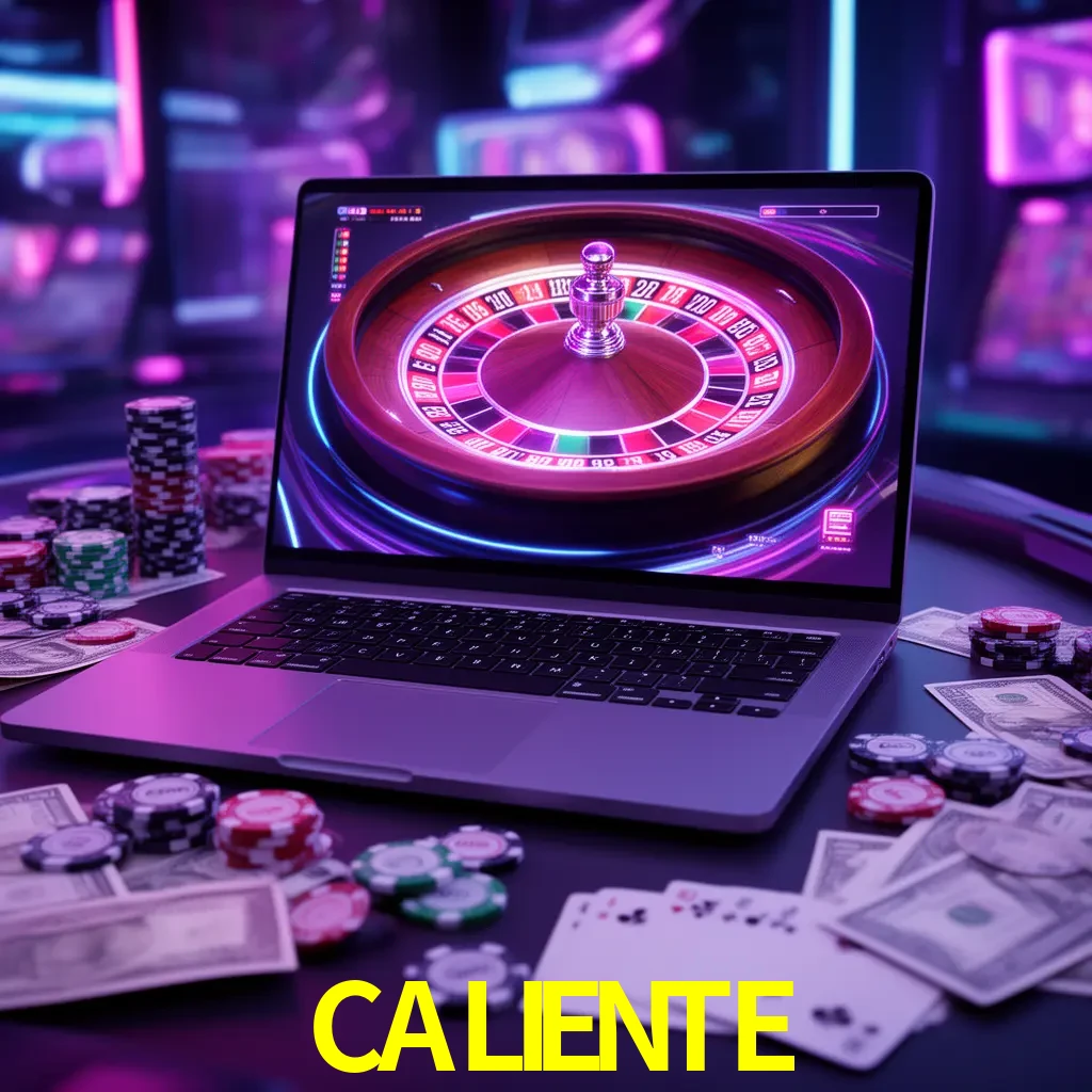 Centro móvil CALIENTE con casino, cajero, bonos, app y acceso de cuenta para México